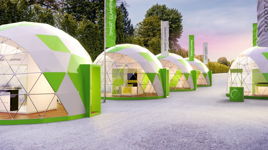 Глэмпинг купольные шатры