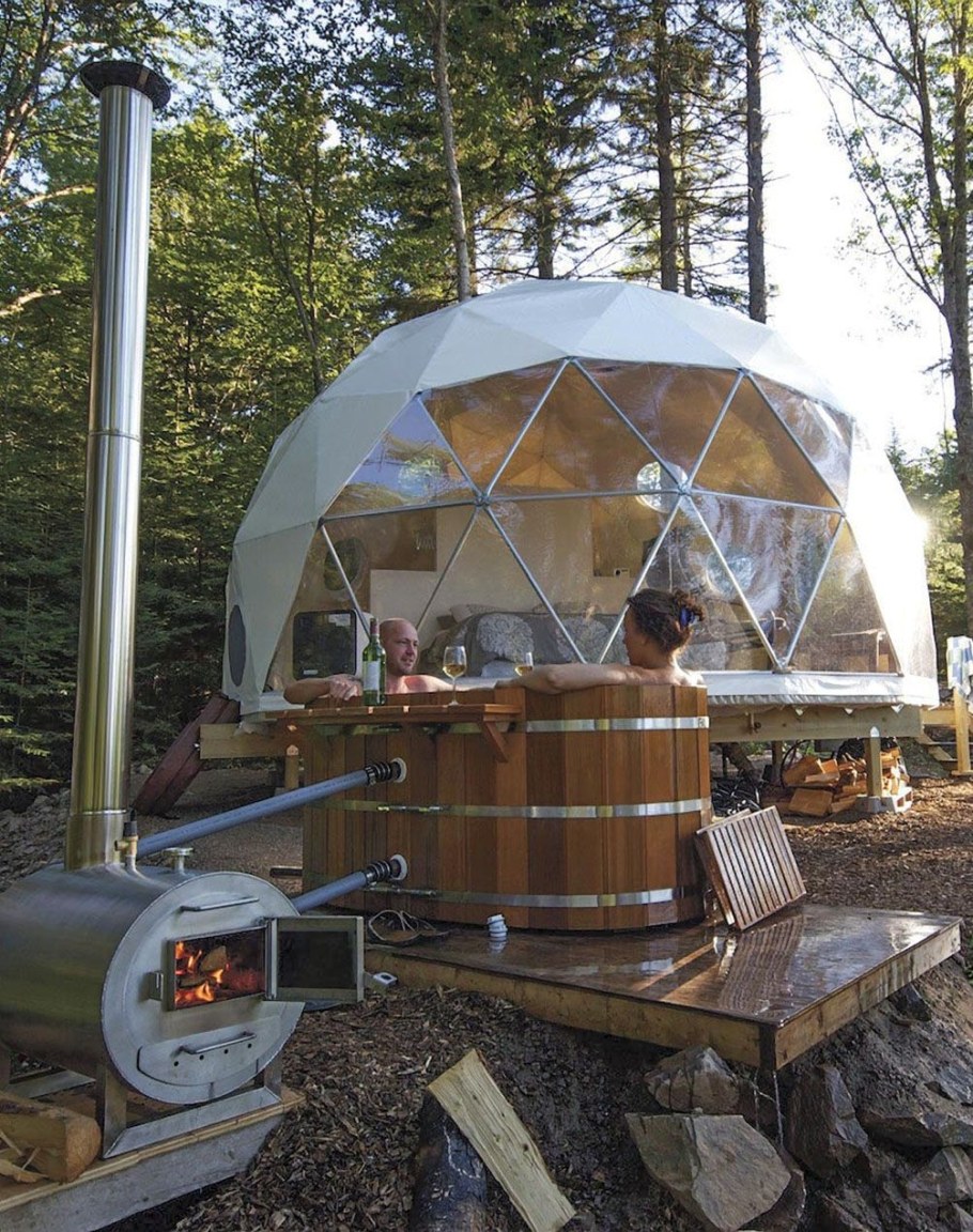 Глэмпинг геокупола