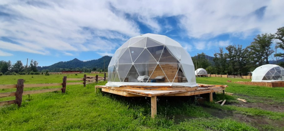 Алтайское подворье Газпром геокупол