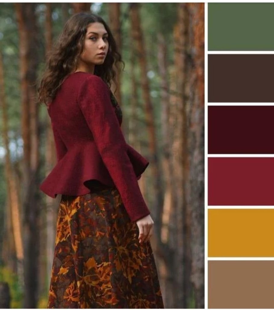 Бордово коричневый