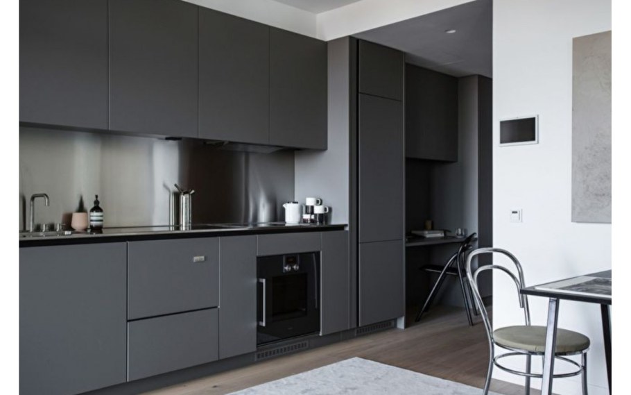 Черный графит Эггер кухни