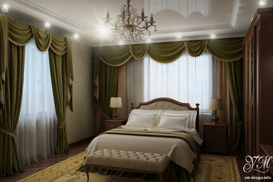 Спальня в частном доме