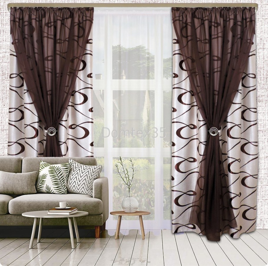 Стильные шторы для гостиной