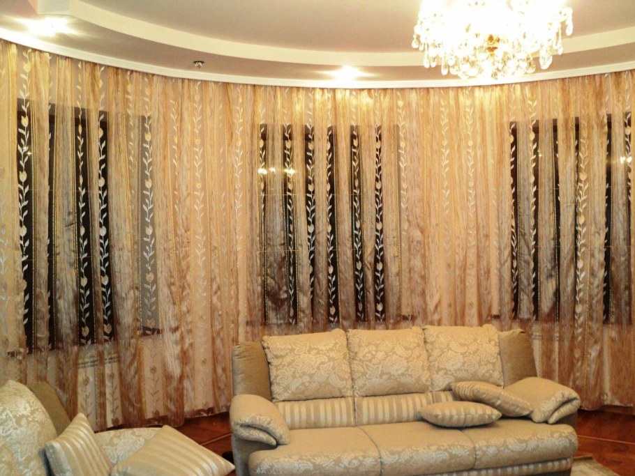 Красивые шторы в зал
