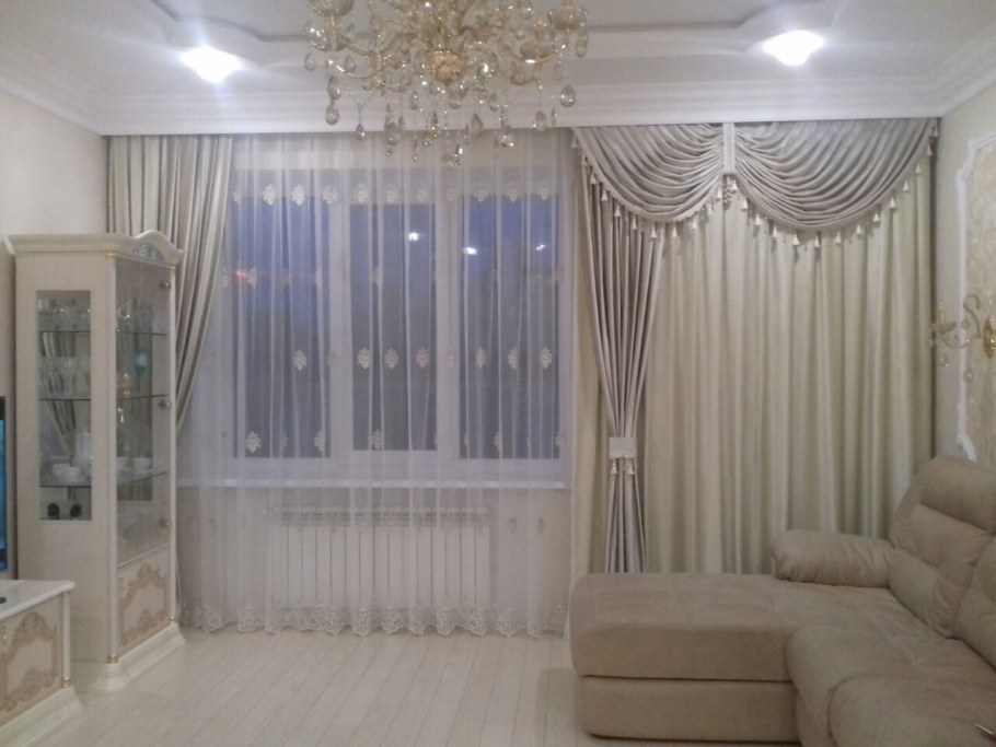 Стильные шторы для гостиной