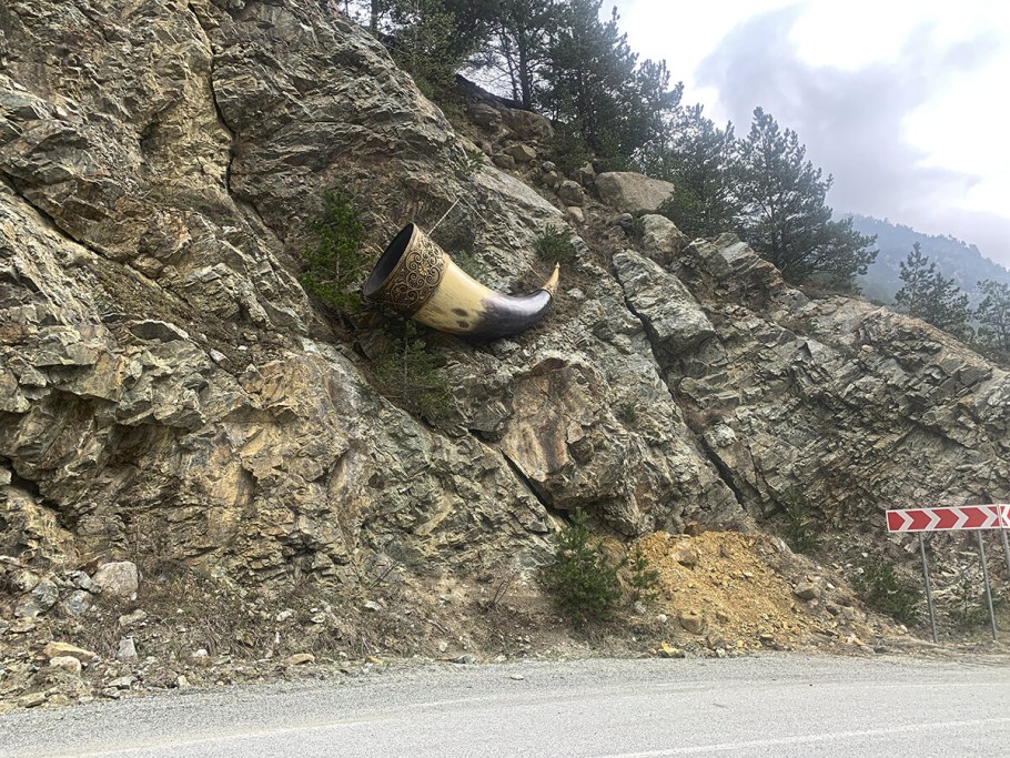 Арт объект Рог изобилия в Осетии