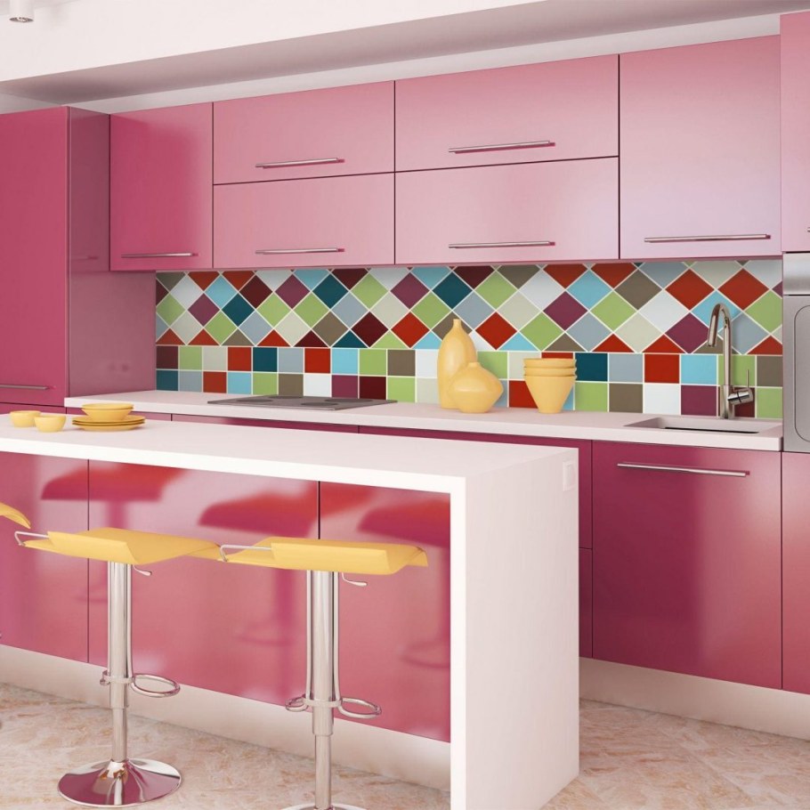 Плитка цветная для кухни