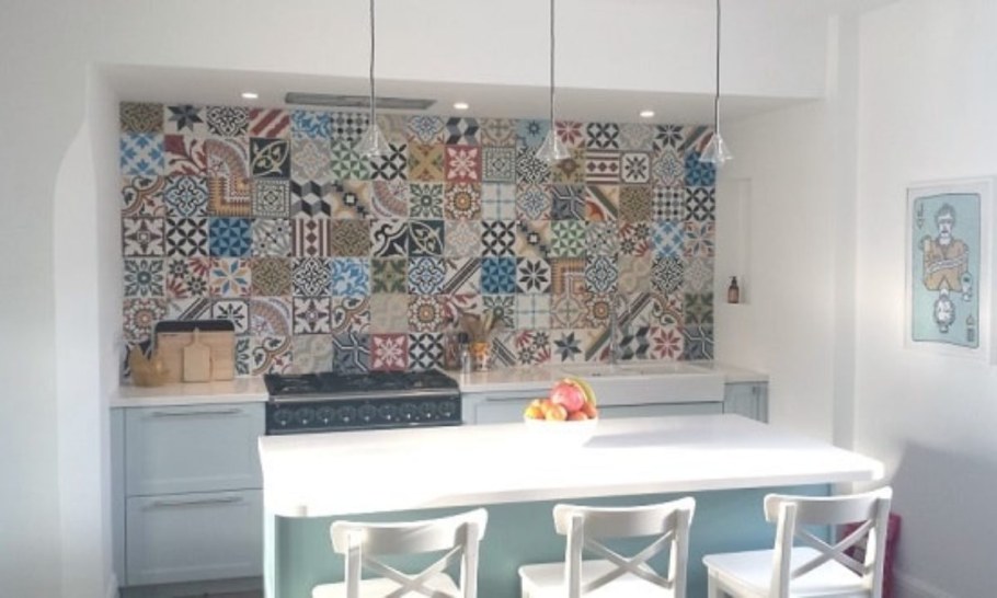 Плитка пэчворк в интерьере кухни
