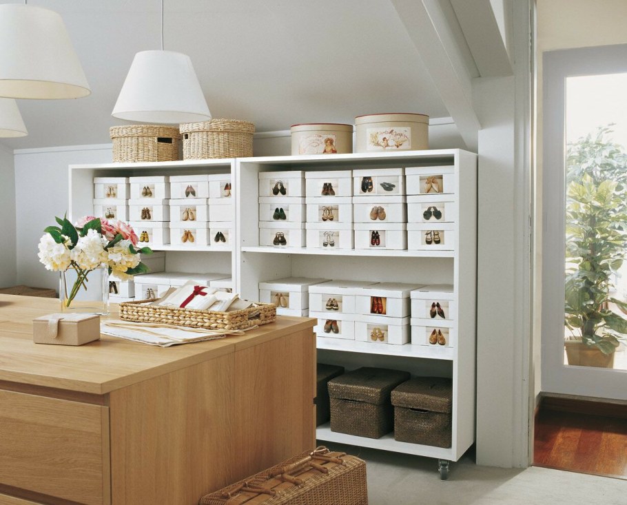 Организация пространства на полках