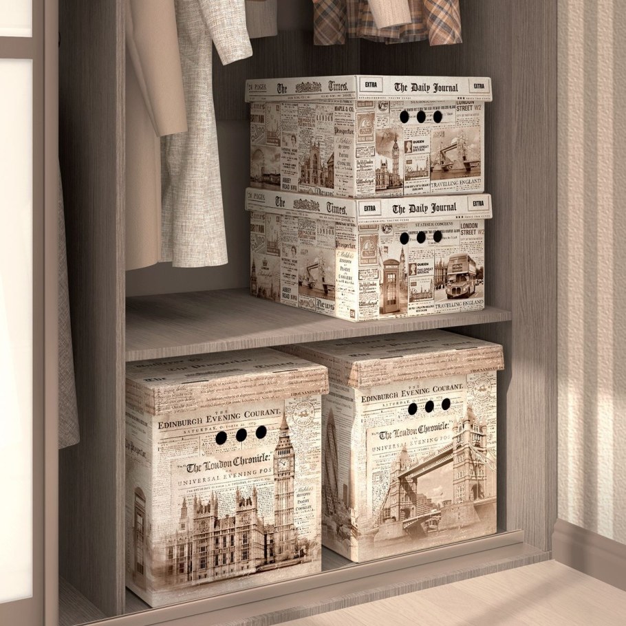 "Valiant" Lavande набор коробов 2шт. 28х38х31см