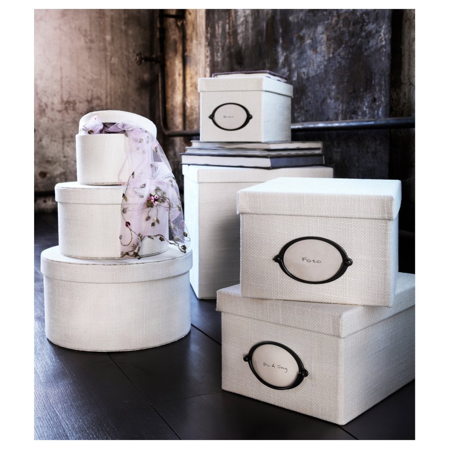 Икеа коробка круглая КВАРНВИК