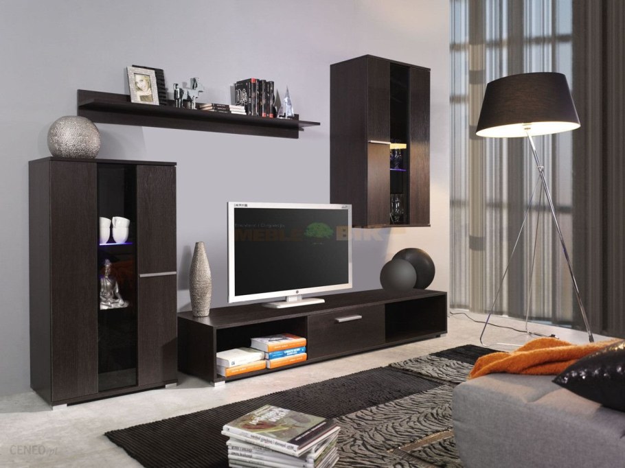 Гостиная цвет венге