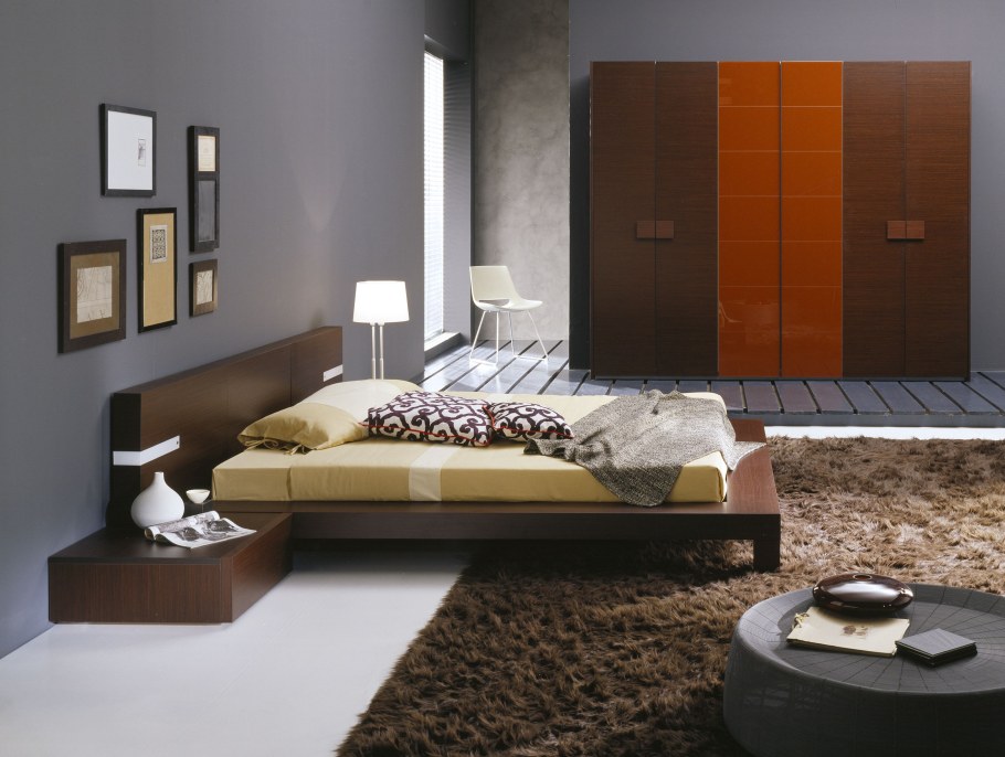 Спальня в цвете венге