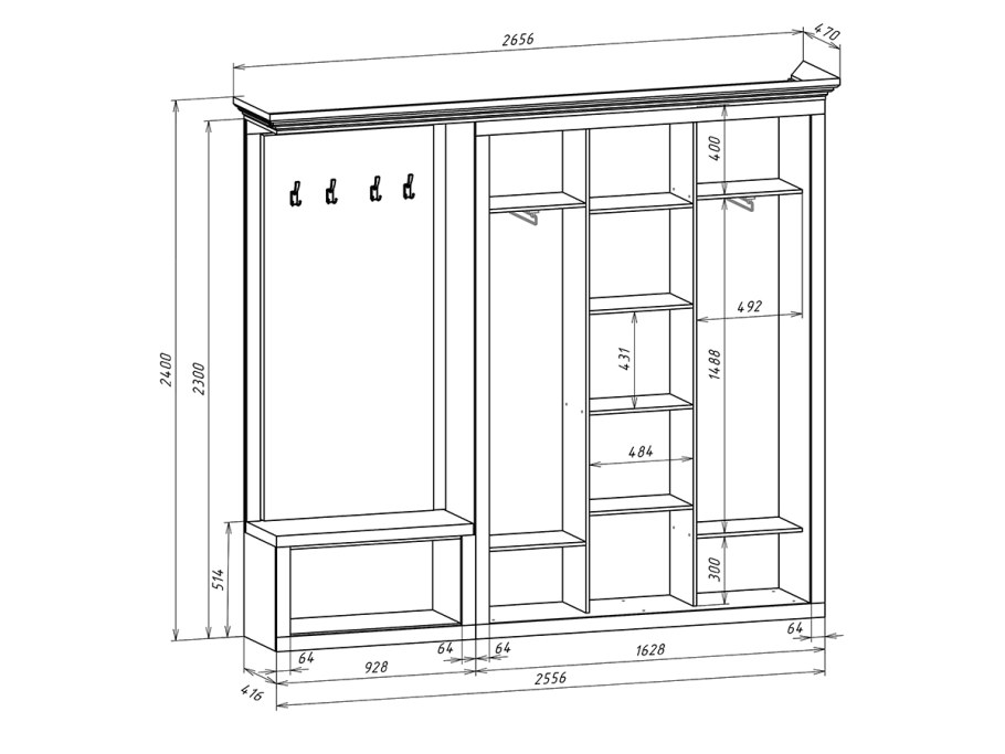 Прихожая Чарли Лайт 33-33