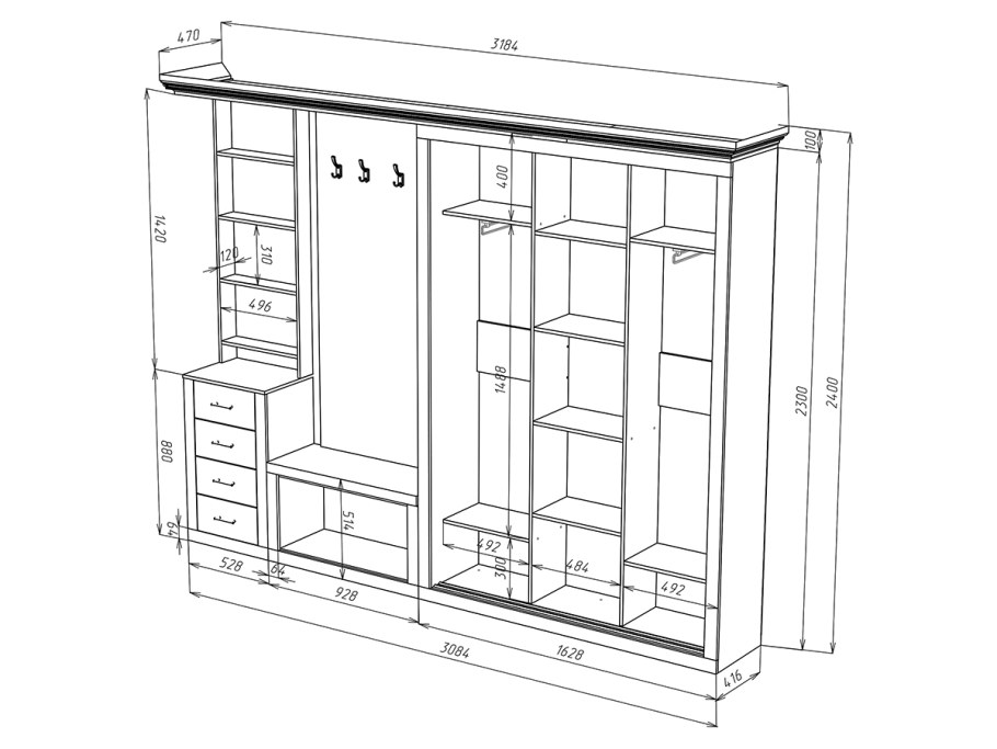 Прихожая Чарли Лайт 33-33