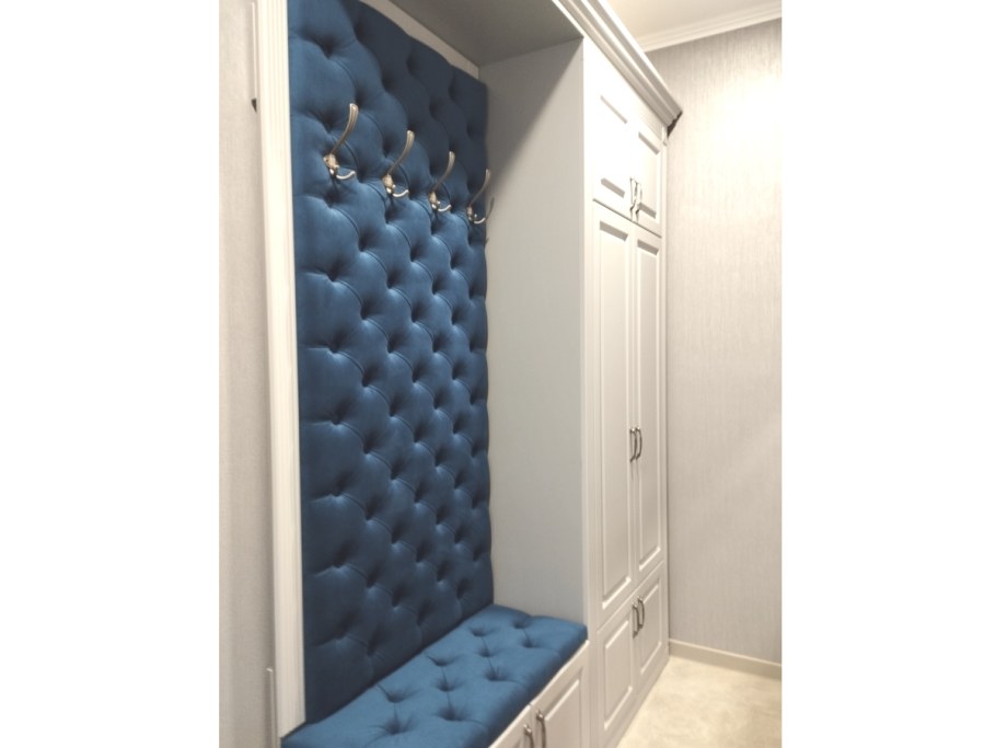 Классическая прихожая с каретной стяжкой фабрики стиль Чарли Лайт 4