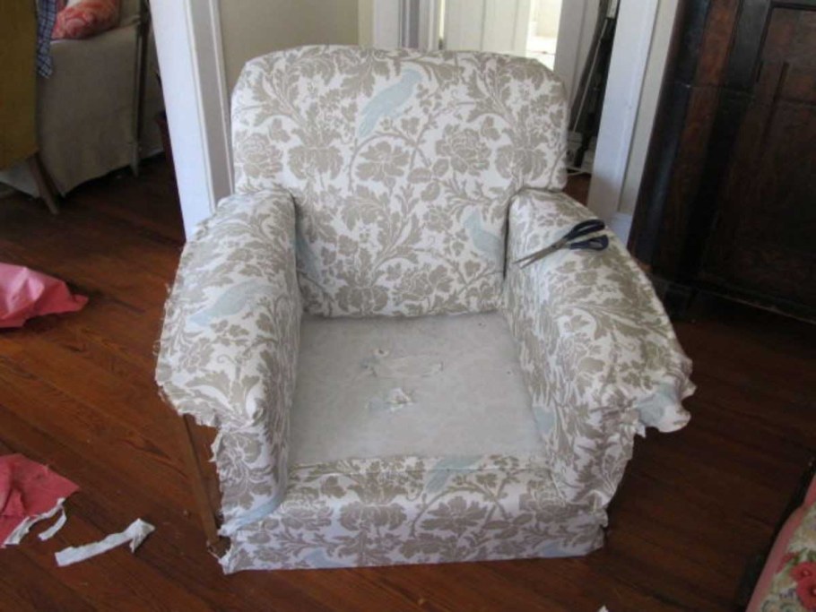 Обтяжка кресла