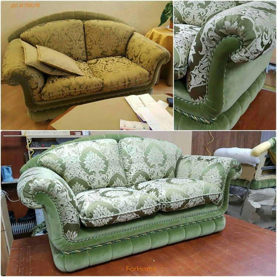 Перетянуть старый диван