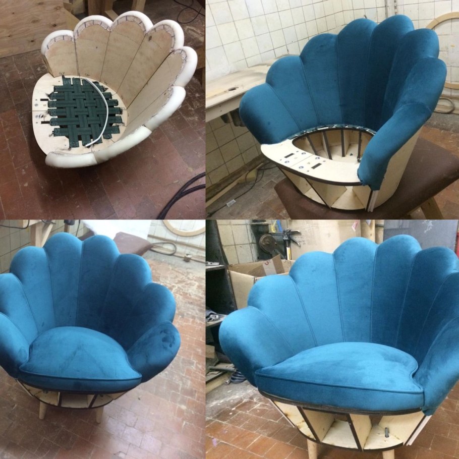 Полукруглое кресло своими руками