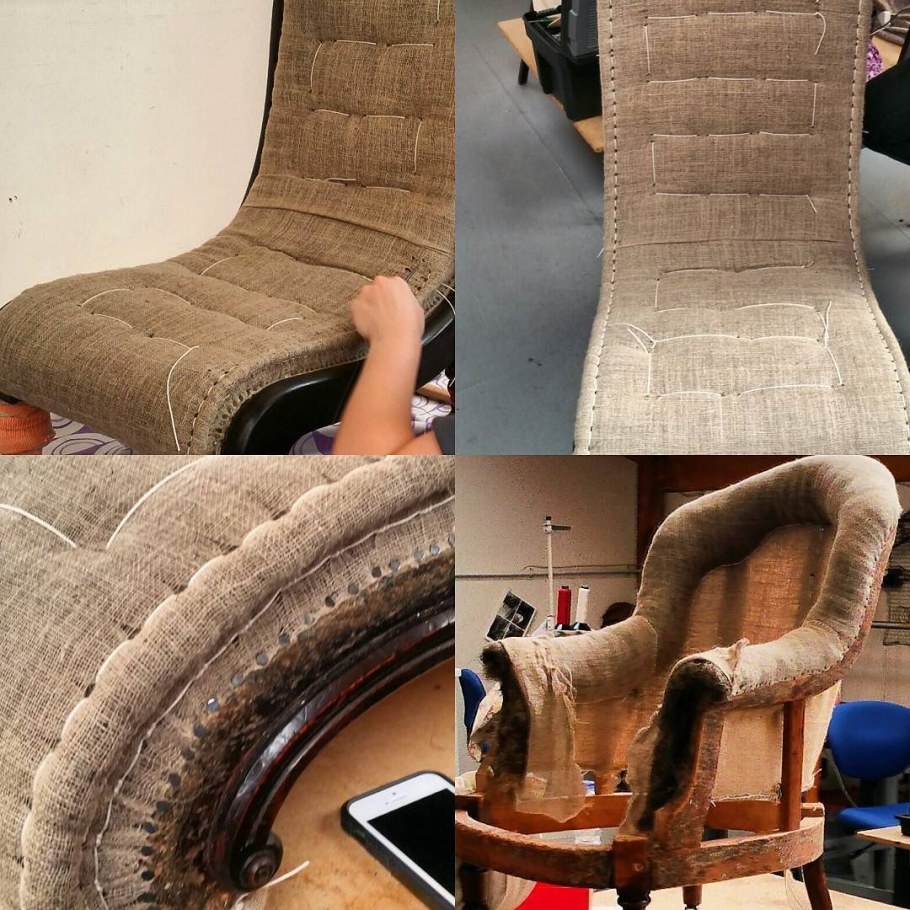 Обтяжка кресла