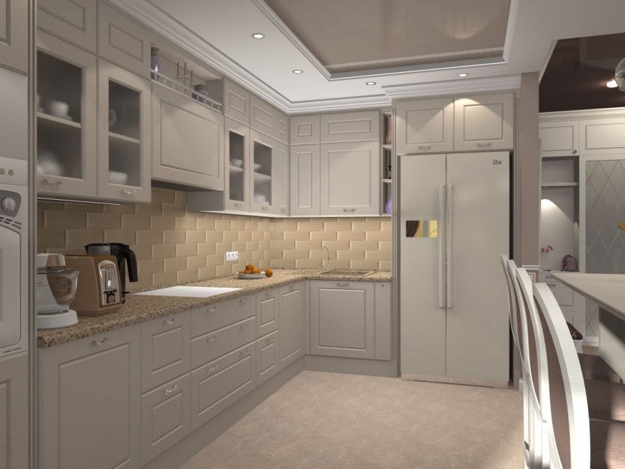 Кухня Неоклассика Мария белая