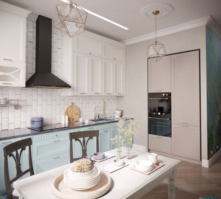 Кухня классика белая Нео