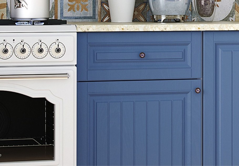 Кухня Нова 2 м МДФ, Магнолия/деним