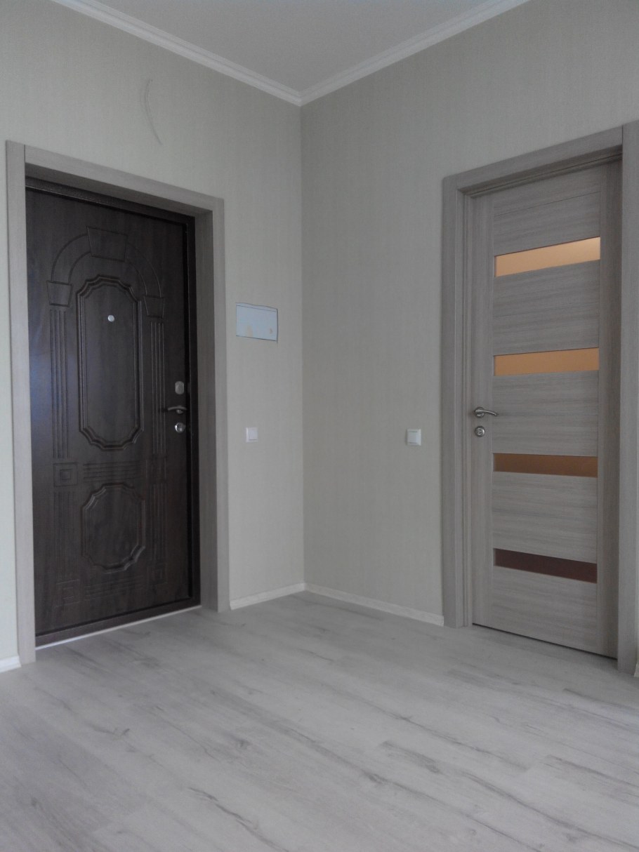 Двери к серому ламинату