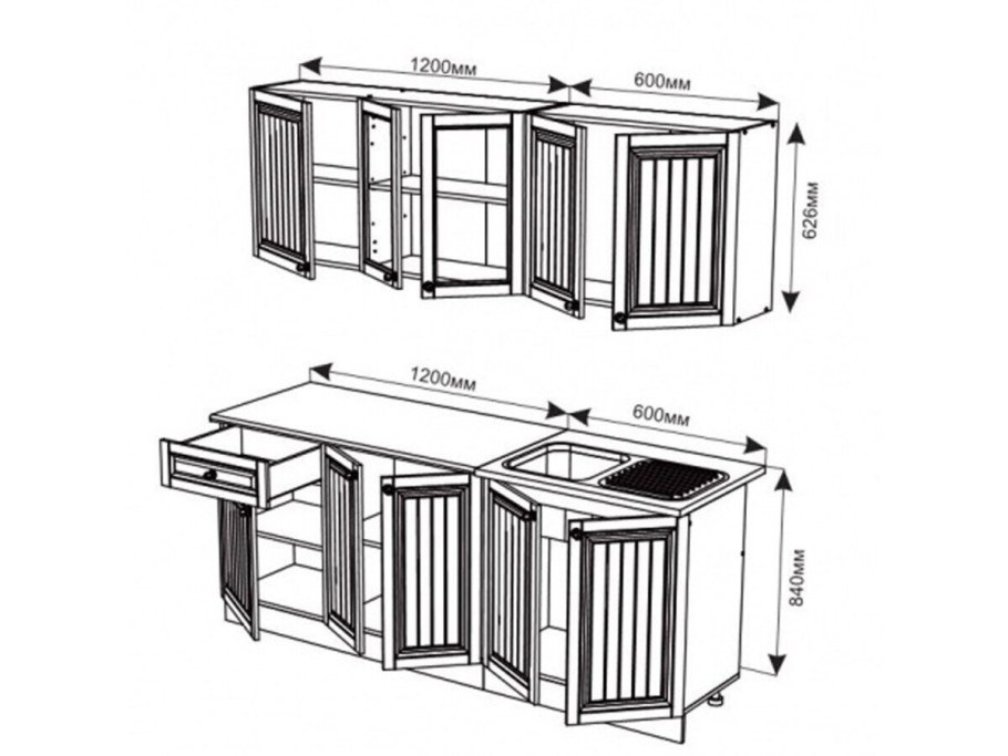 Кухня Хозяюшка 2,0 Мускат