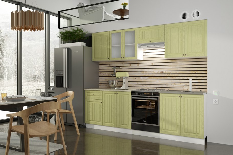 Кухня Хозяюшка Эра фисташка