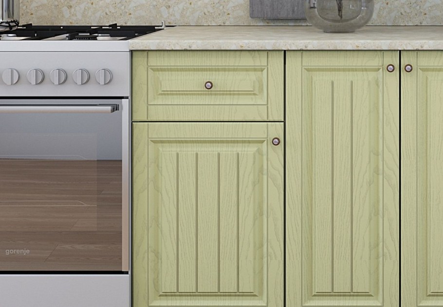 Кухня Хозяюшка фисташка 1.80