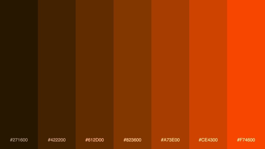 Оттенки терракотового цвета палитра