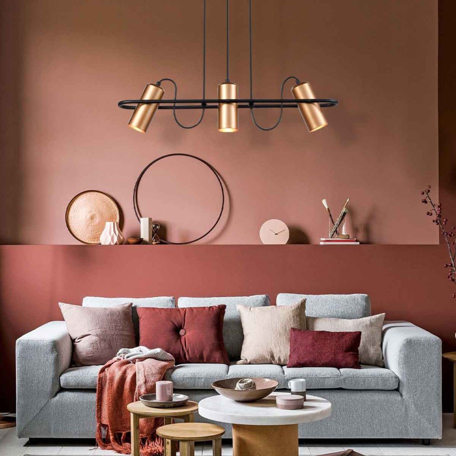 Терракотовый в интерьере