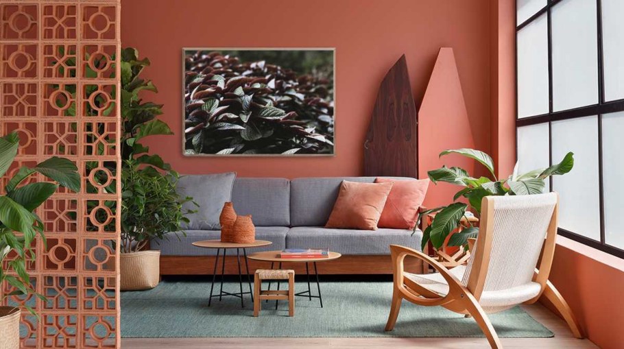 Терракотовый цвет в интерьере