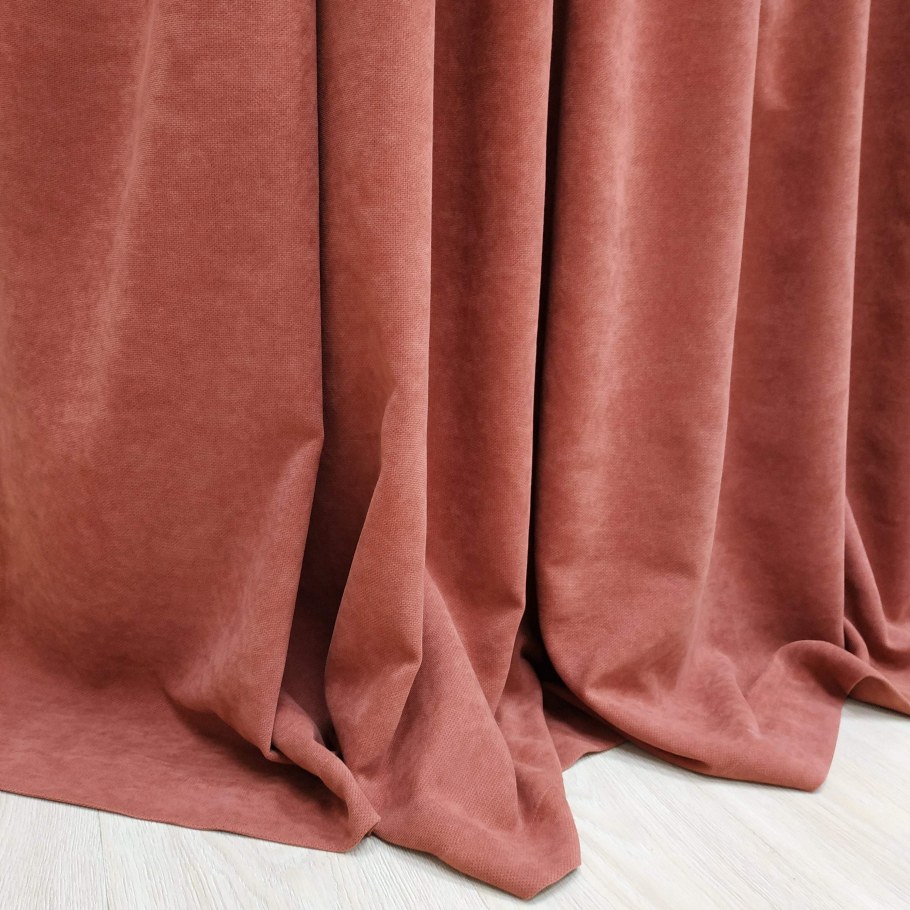 Штора 208954 терракот