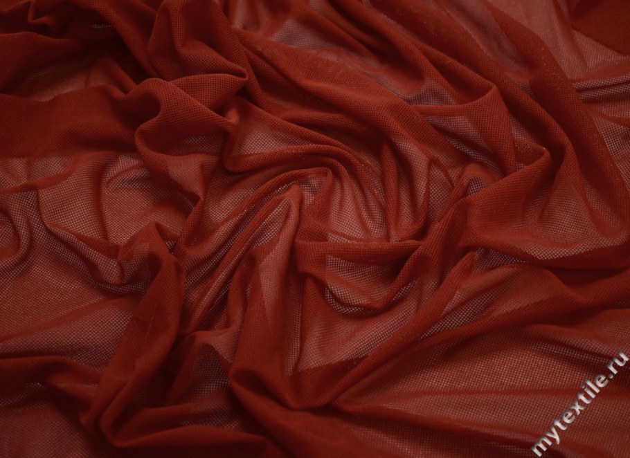 Ткань подкладочная терракотовая
