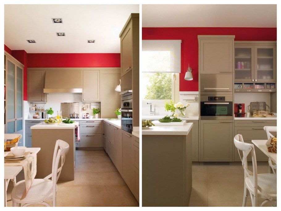 Сочетание цветов на кухне