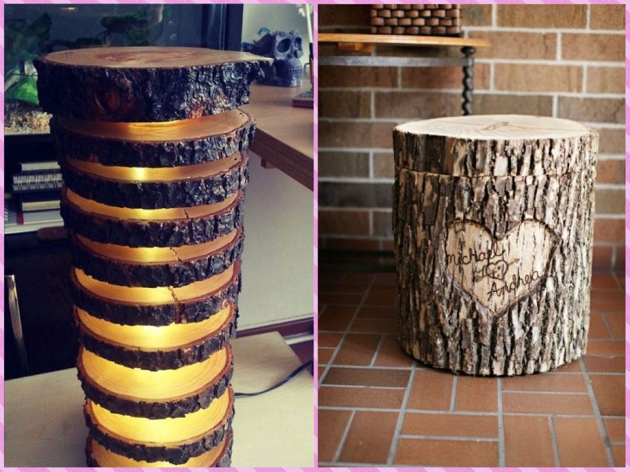 Пеньки для декора