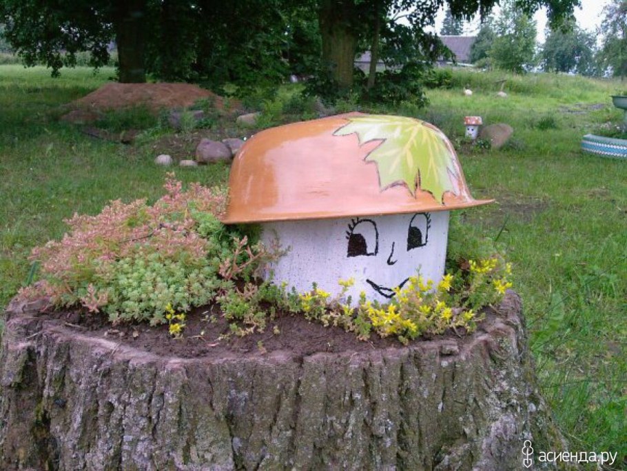 Украшение дачного участка