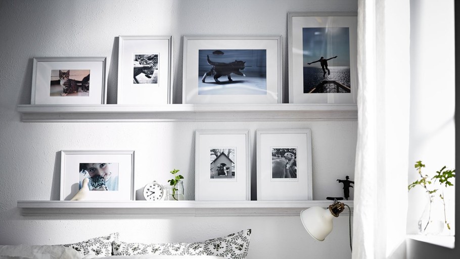 Полка МОССЛЭНДА икеа в интерьере