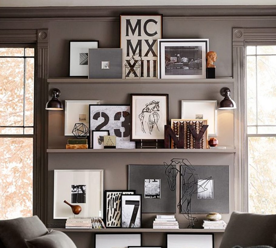 Декор стеллажа