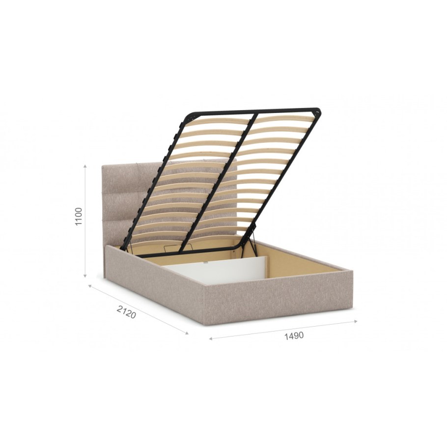 Кровать с подъёмным механизмом (160×200 см) Astron 150.041.16-tk