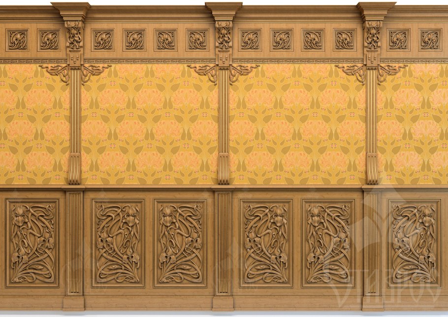 Стеновые панели буазери Ставрос