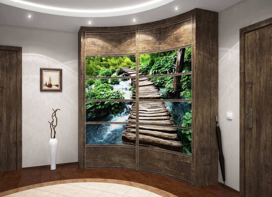 Фотопечать на стекле в интерьере