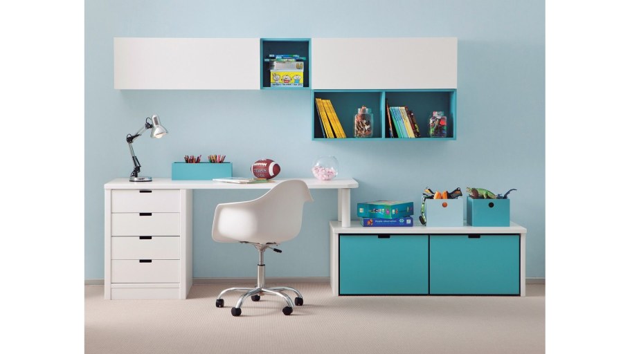Письменный стол для двоих школьников икеа