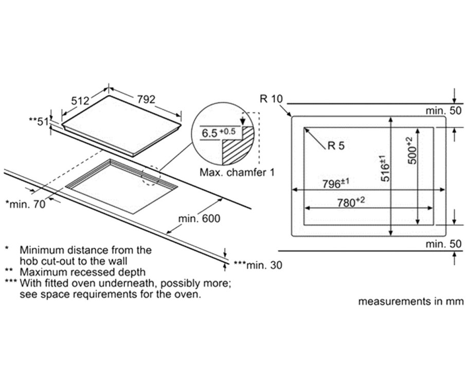Независимая варочная панель шириной 80 см Siemens et 801sc11d