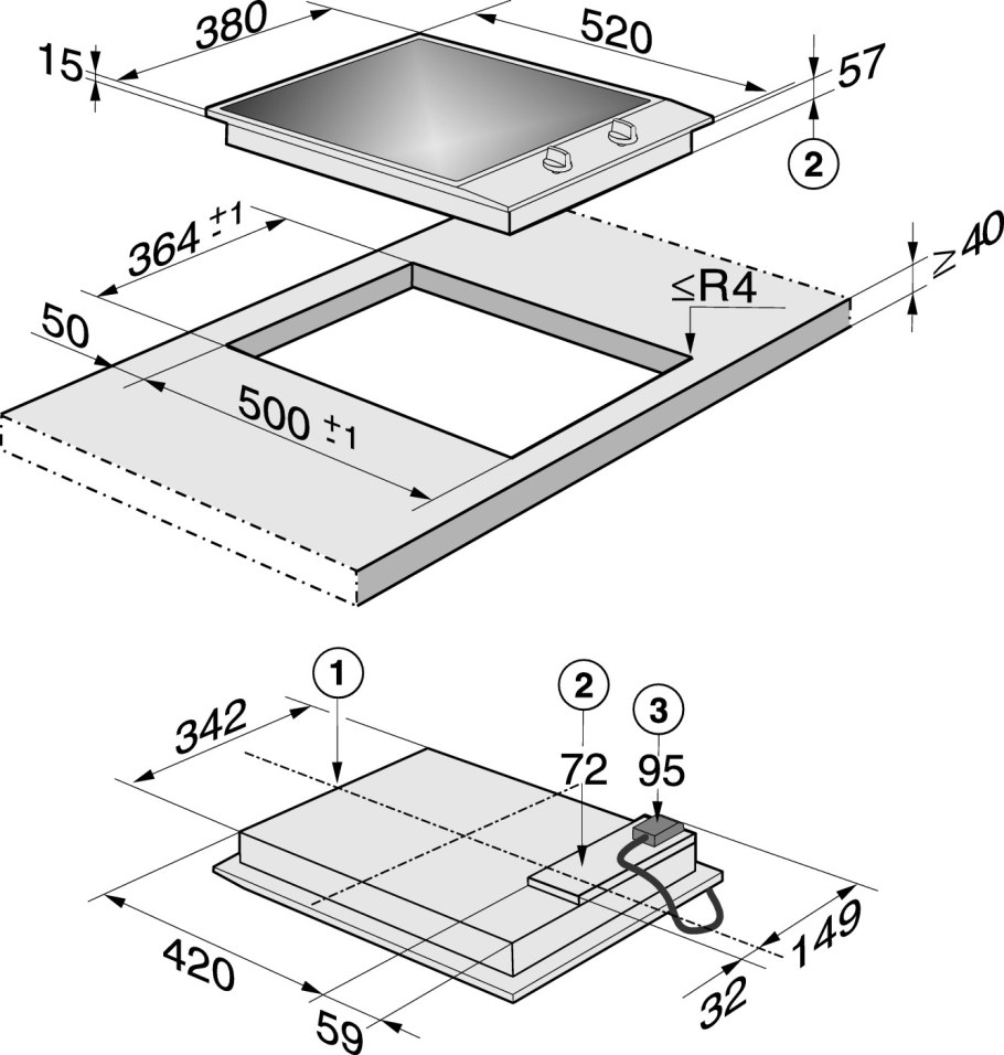 Гриль тепан-яки Miele cs1327