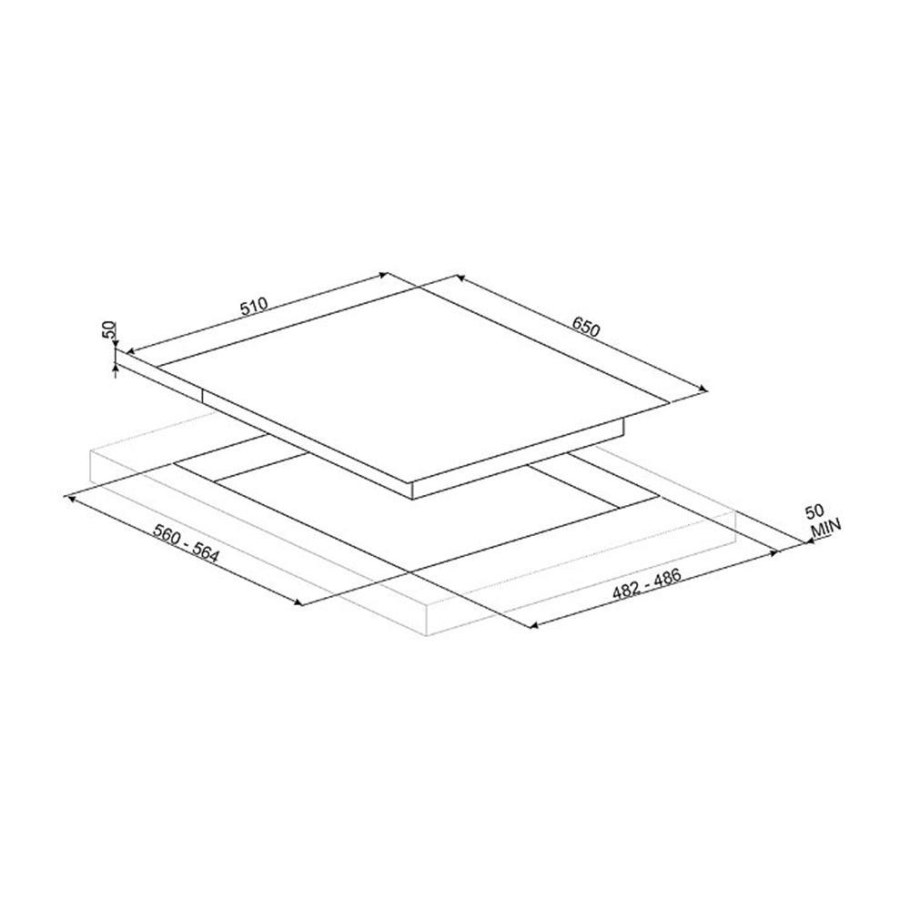 Варочная панель Smeg pv163n2