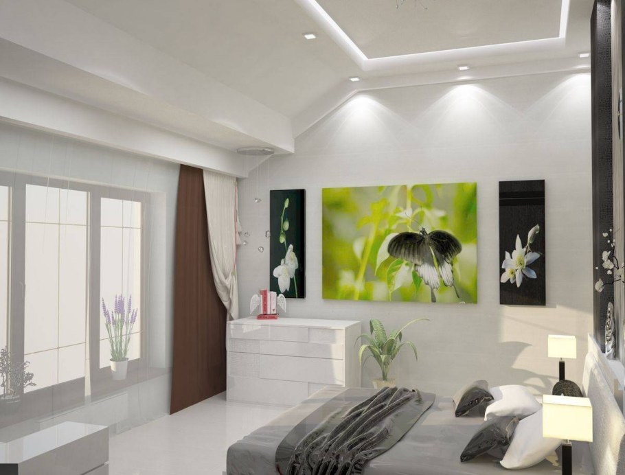 Живопись в интерьере хайтек