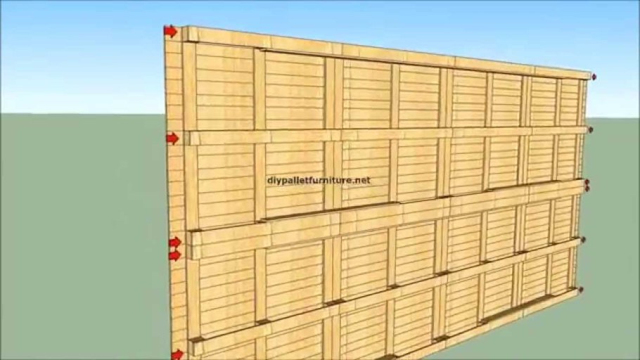 Бытовка из паллетов
